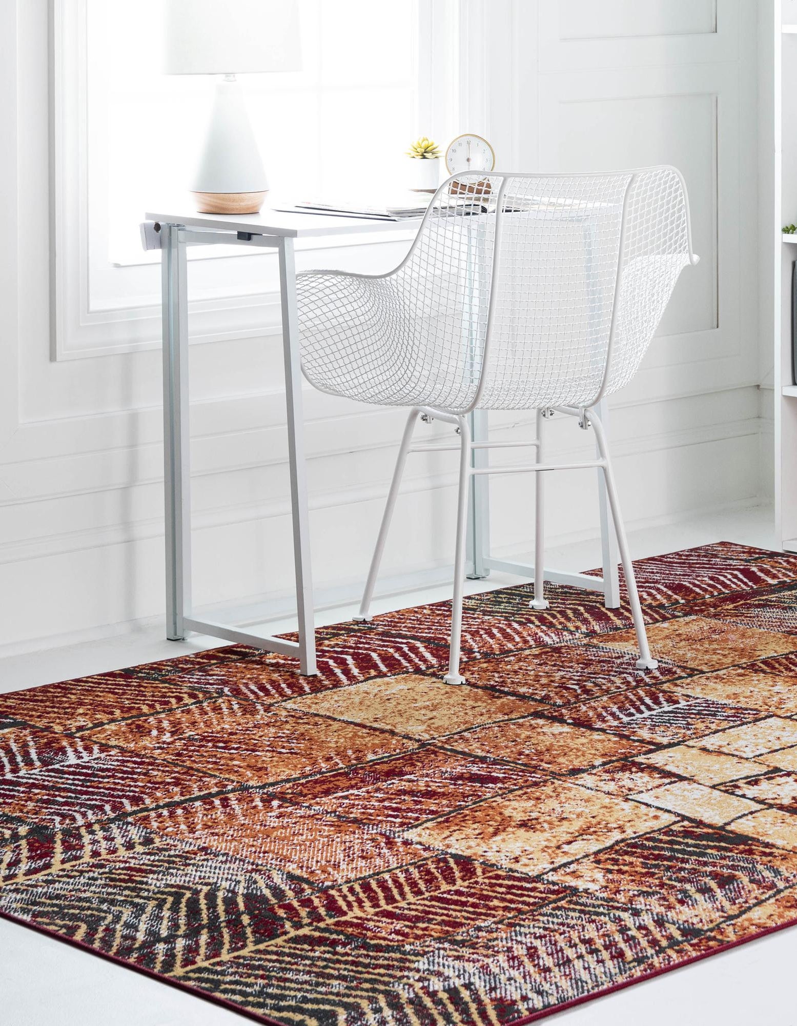 Rust Red 5' 3 x 8' Valencia Rug | Rugs.com