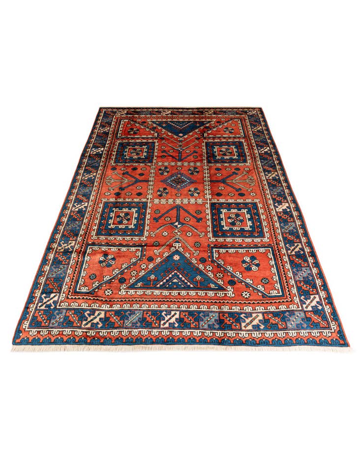 Detail image of  6' 9 x 10'  Hand Knotted Yalameh Wool Rug