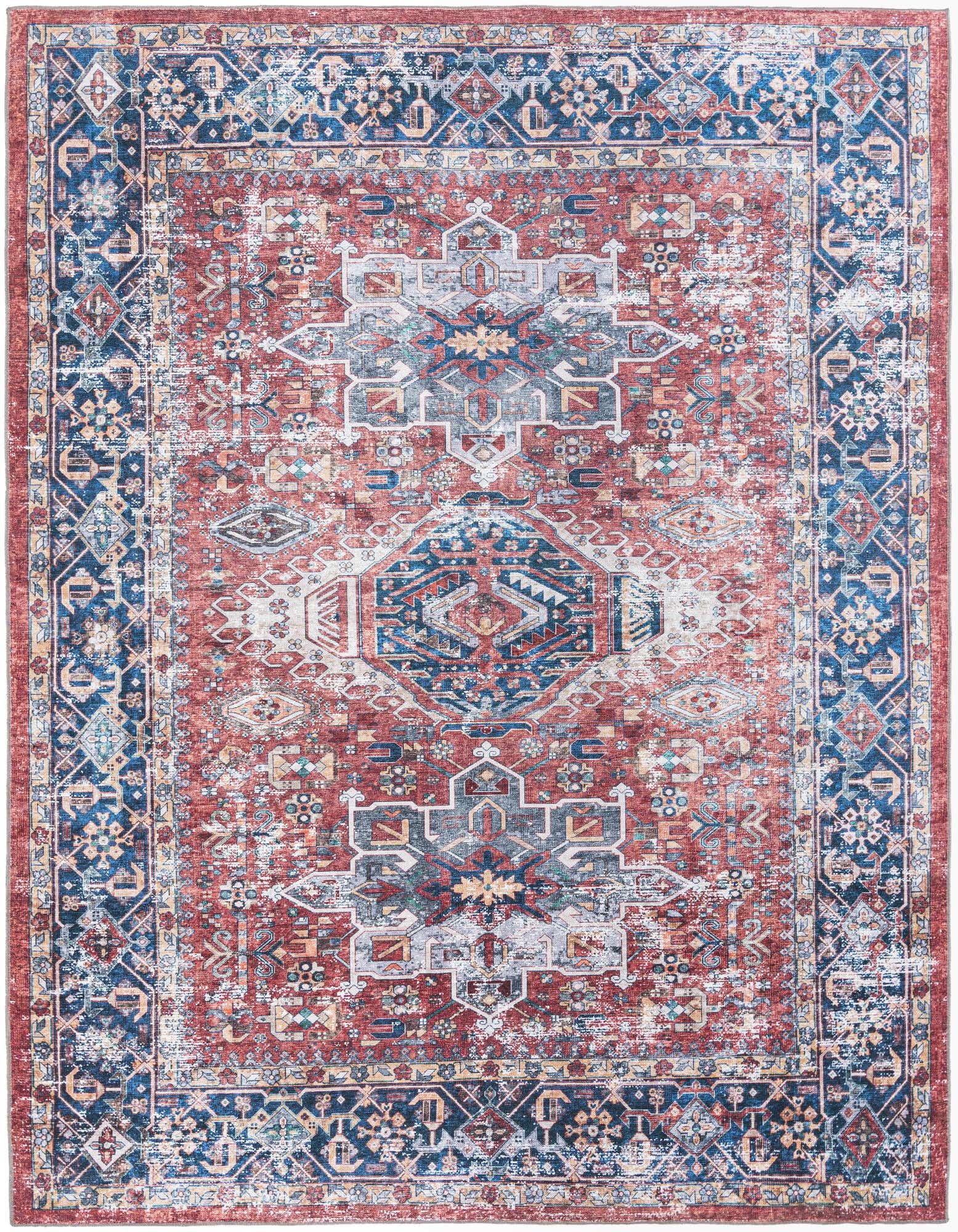 Primary image  7' 10 x 10'  Washable Yara Rug