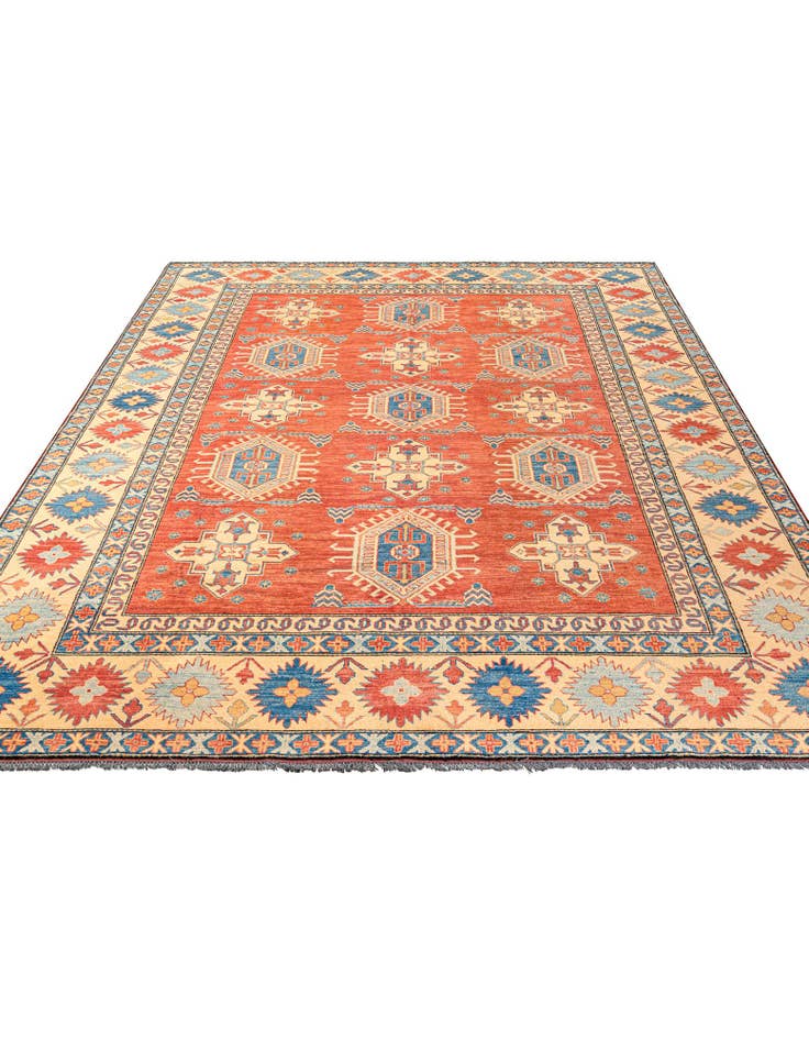 Detail image of  9' x 12' 2  Hand Knotted Ziegler Wool Rug