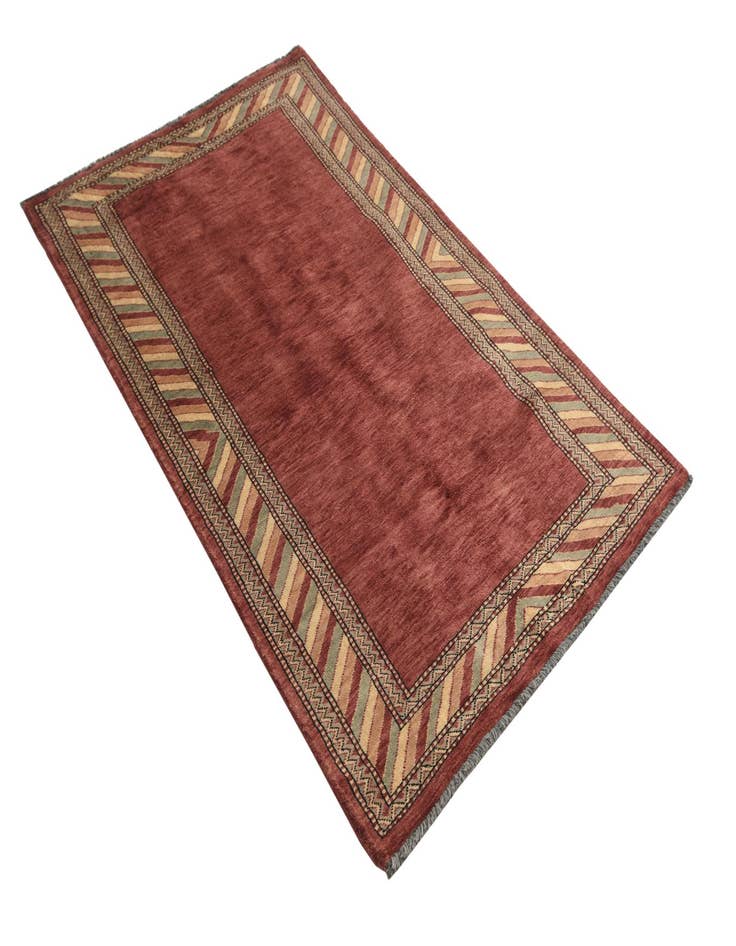 Detail image of  3' 2 x 5'  Hand Knotted Ziegler Oriental Wool Rug