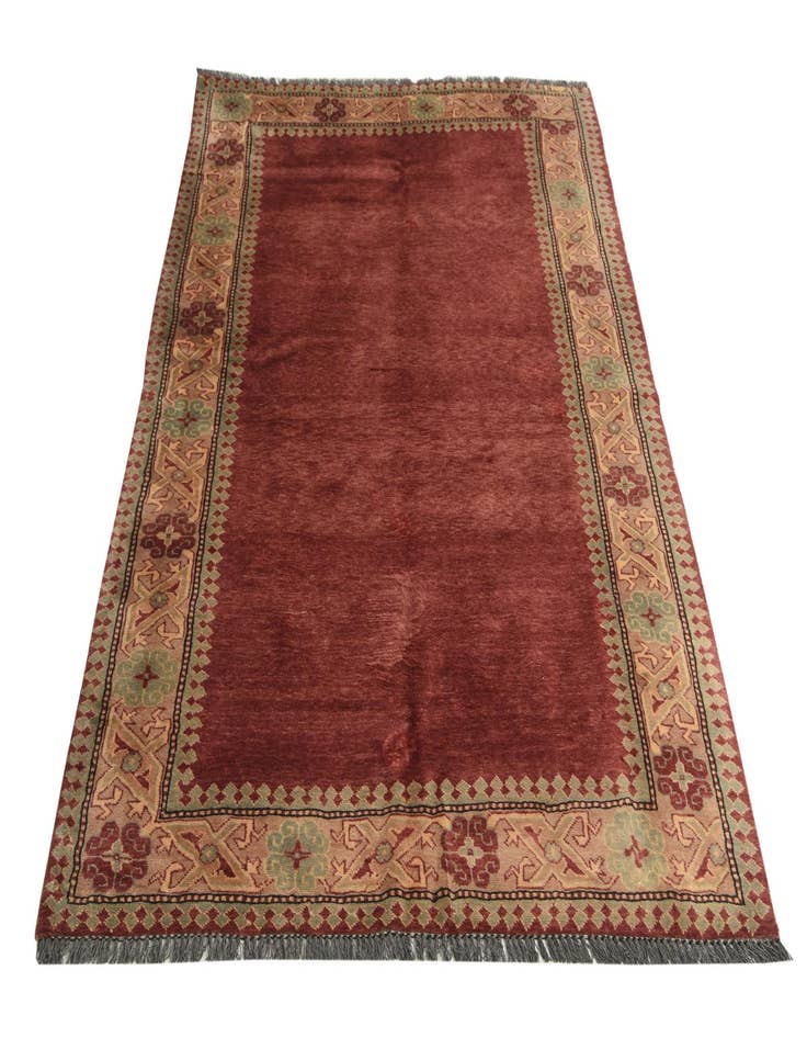 Detail image of  4' 4 x 5' 9  Hand Knotted Ziegler Oriental Wool Rug