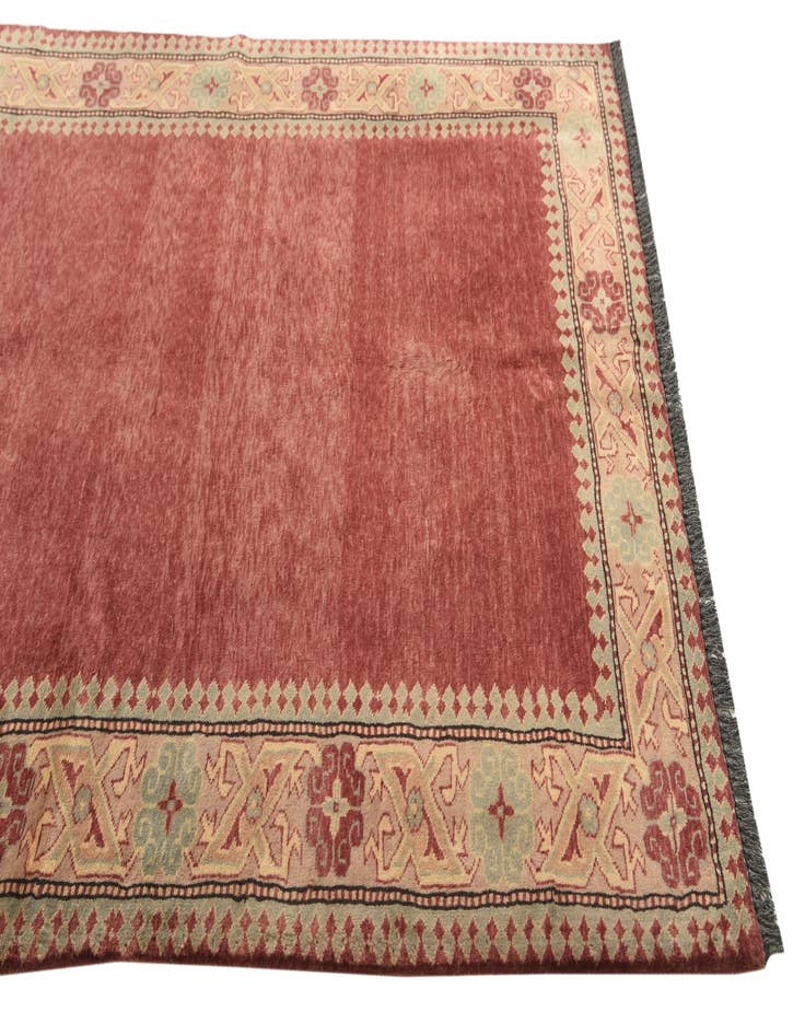 Detail image of  4' 4 x 5' 9  Hand Knotted Ziegler Oriental Wool Rug