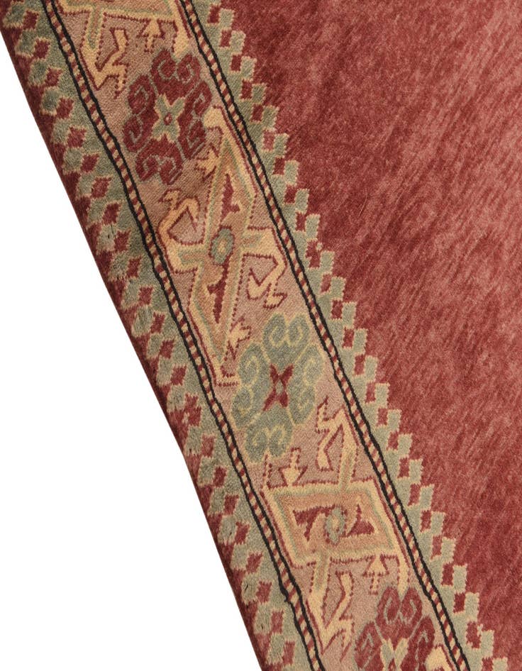 Detail image of  4' 4 x 5' 9  Hand Knotted Ziegler Oriental Wool Rug