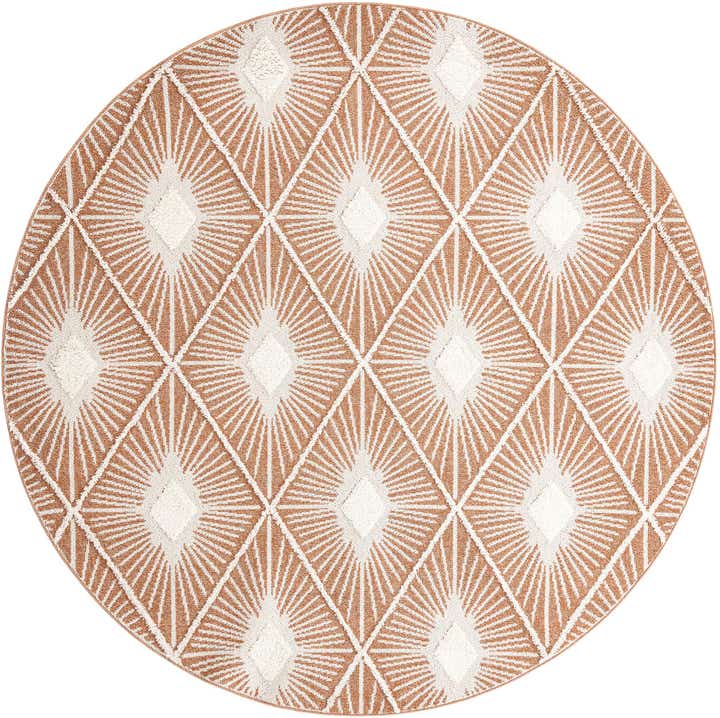 10' x 10' Boho Round Rug