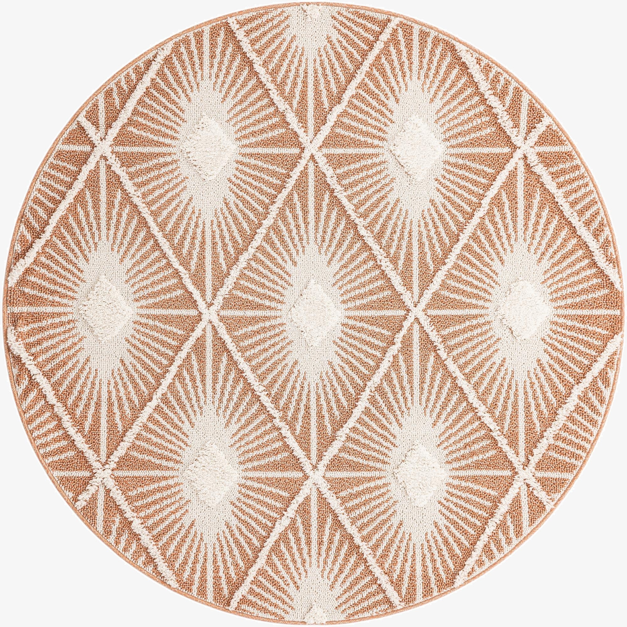  6' x 6' Boho Round Rug