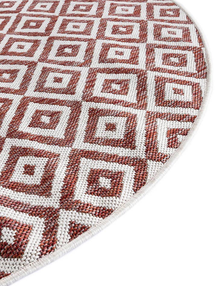 Detail image of  6' 7 x 6' 7  Washable Jill Zarin Costa Rica Indoor / Outdoor Round Rug