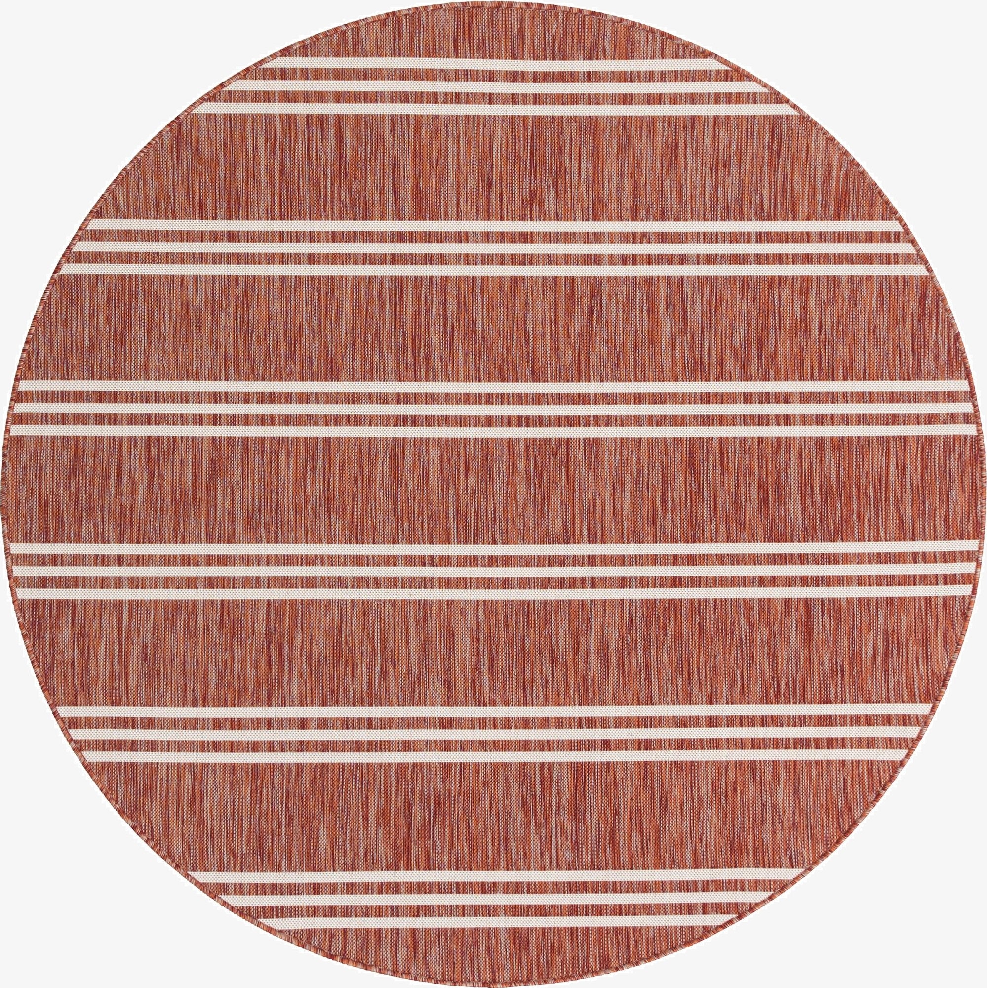  6' 7 x 6' 7  Washable Jill Zarin Anguilla Indoor / Outdoor Round Rug