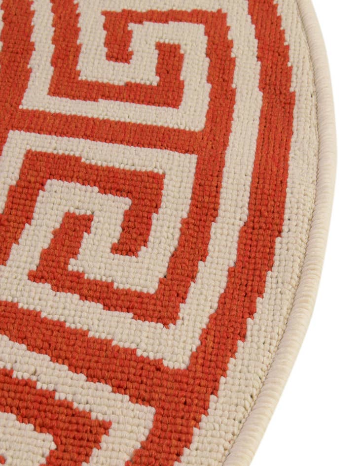 Detail image of  4' x 4'  Washable Coastal Indoor / Outdoor Round Rug