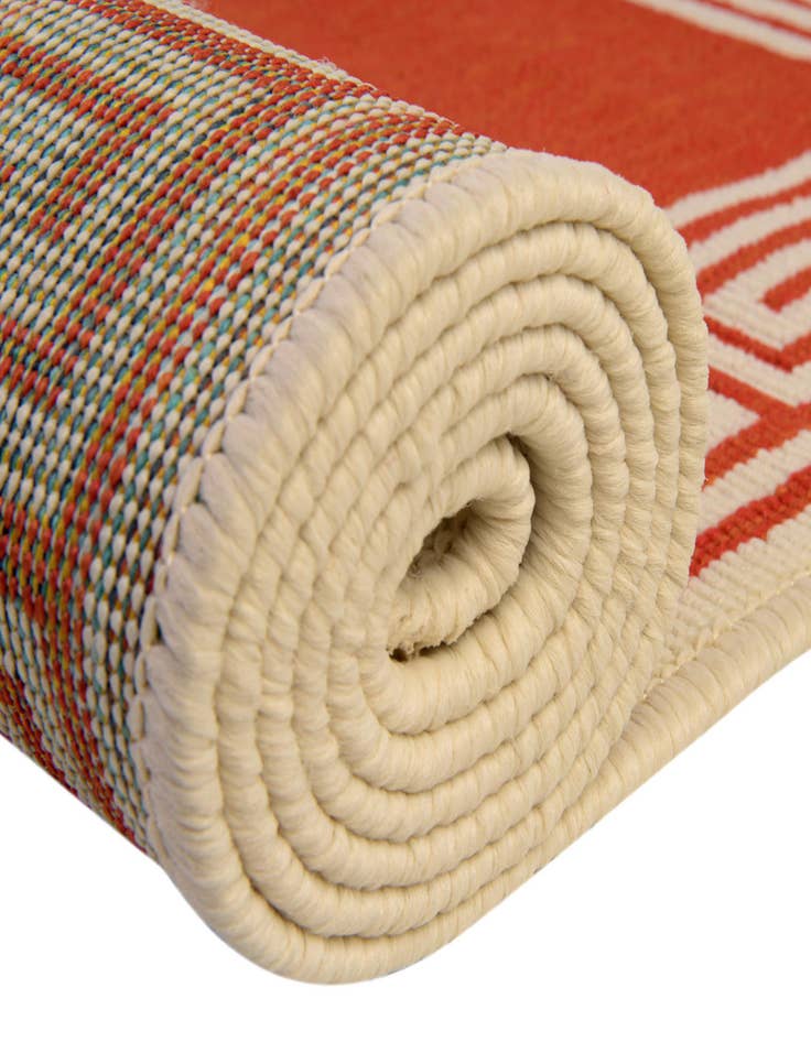 Detail image of  4' x 4'  Washable Coastal Indoor / Outdoor Round Rug