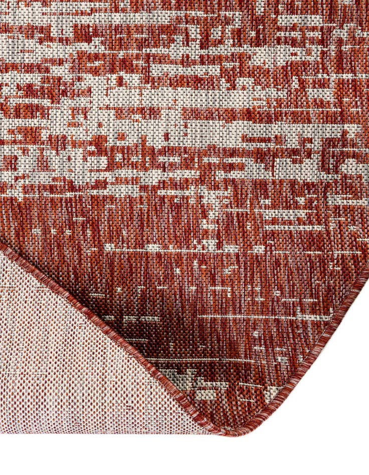 Detail image of  10' 8 x 10' 8  Washable Modern Indoor / Outdoor Round Rug