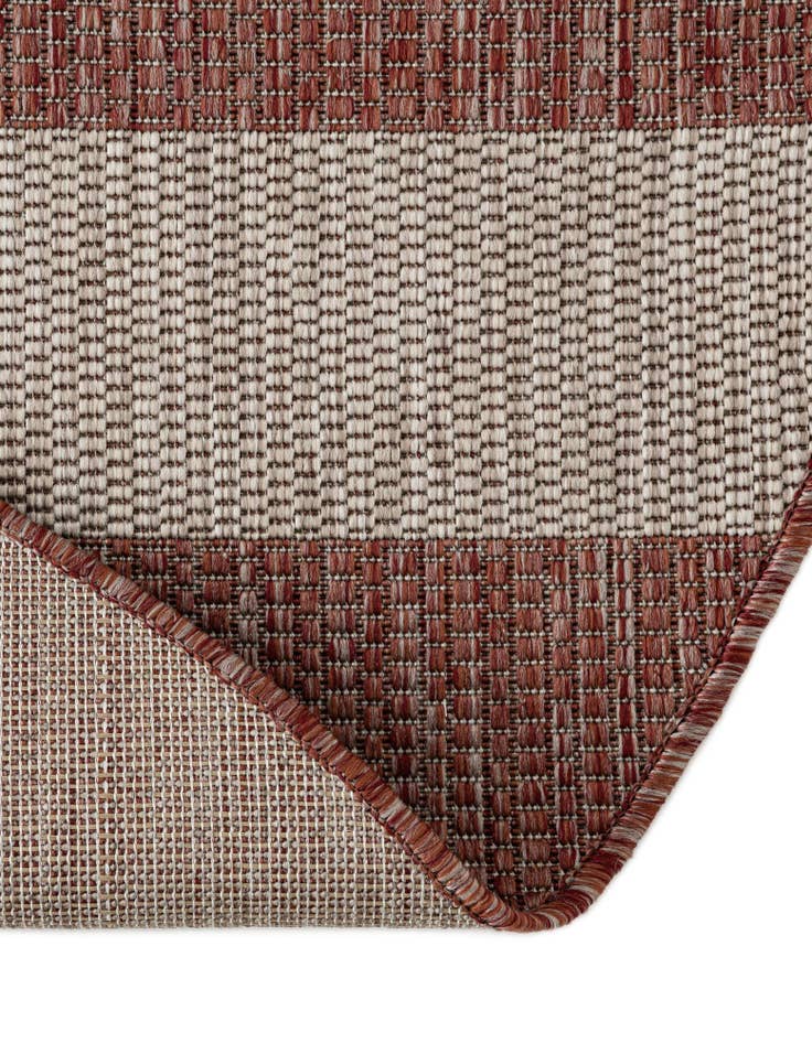 Detail image of  5' 3 x 5' 3  Washable Ribbon Indoor / Outdoor Round Rug