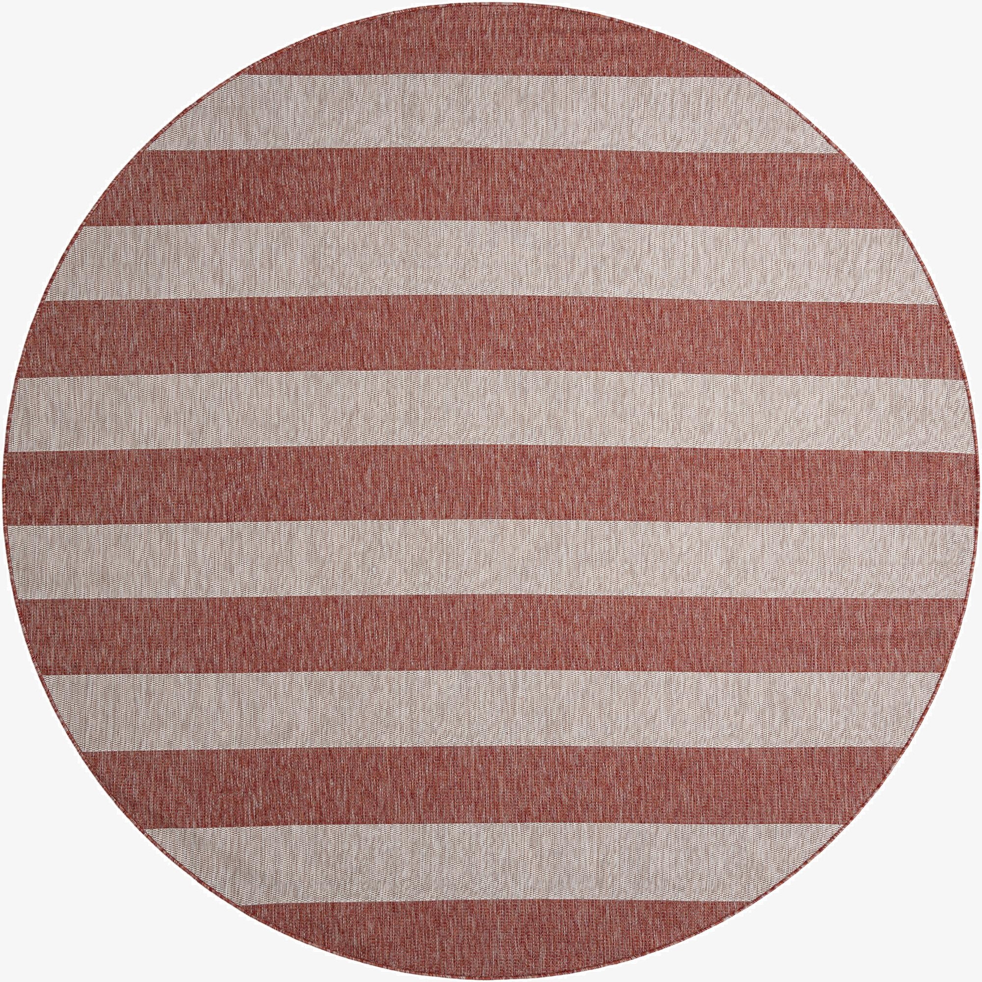  10' x 10'  Washable Ribbon Indoor / Outdoor Round Rug