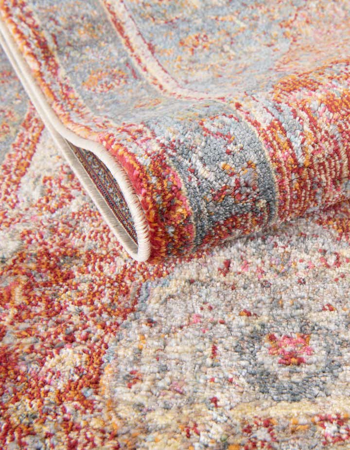 Rust Red 8' 4 x 8' 4 Santiago Round Rug | Rugs.com