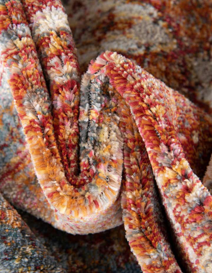 Rust Red 8' 4 x 8' 4 Santiago Round Rug | Rugs.com