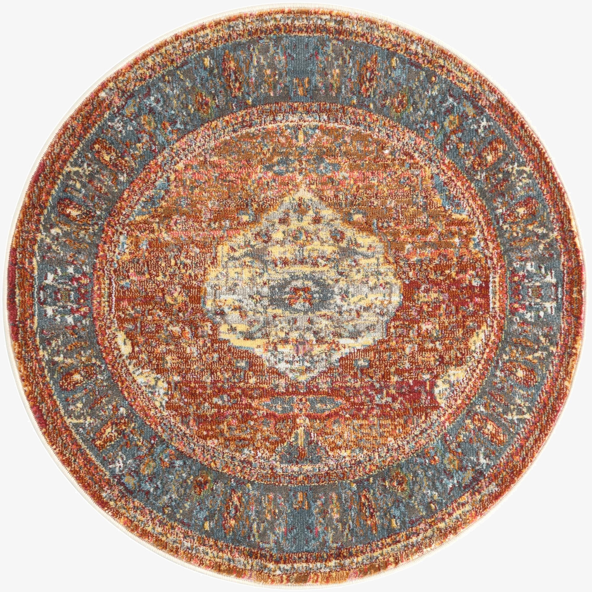  3' 3 x 3' 3 Santiago Round Rug