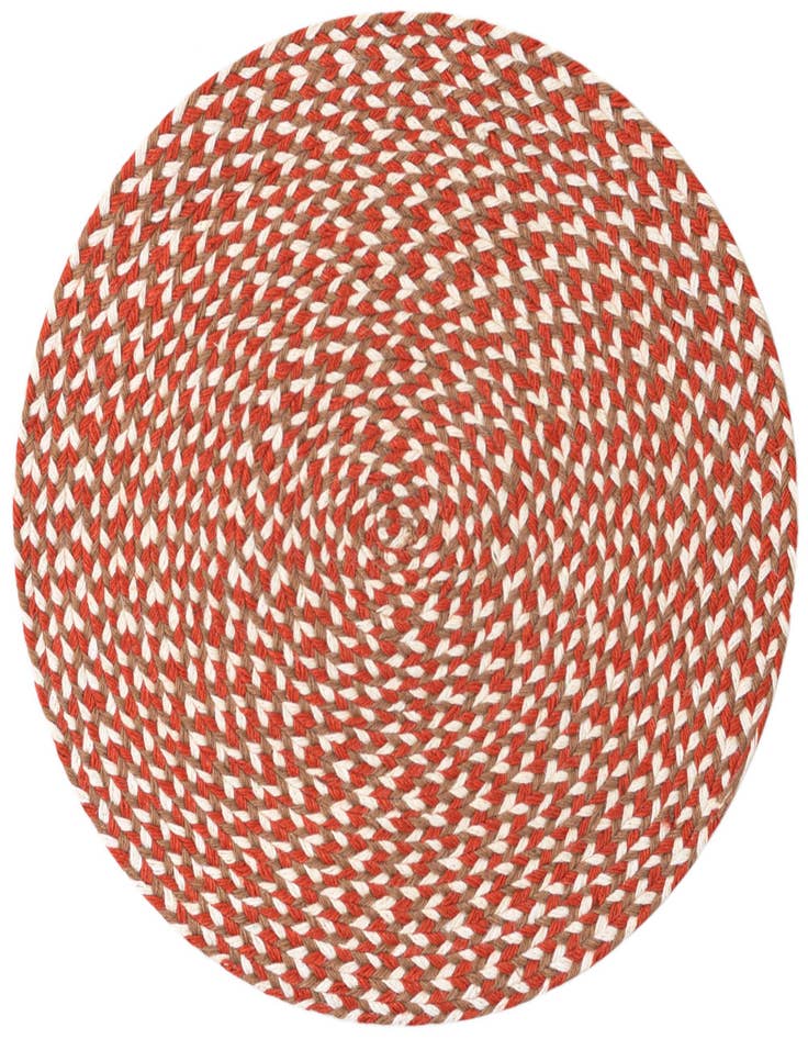 Detail image of  2' x 2'  Hand Tweed Braided Jute Round Rug