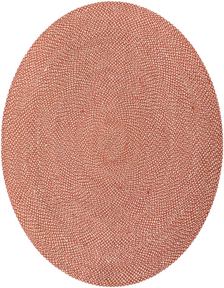 Detail image of  7' 10 x 7' 10  Hand Tweed Braided Jute Round Rug