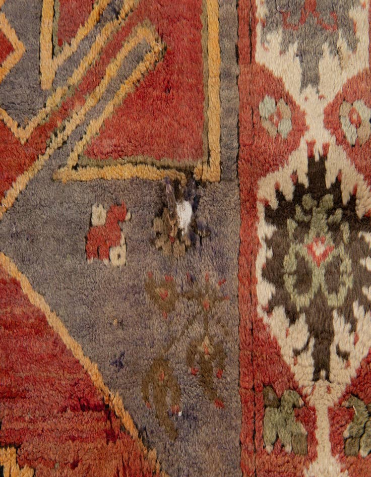 Detail image of  4' 2 x 9' 11  Hand Knotted Anatolian Wool Runner Rug