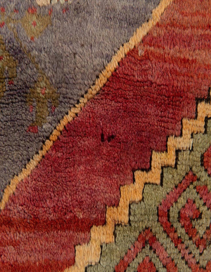 Detail image of  4' 2 x 9' 11  Hand Knotted Anatolian Wool Runner Rug