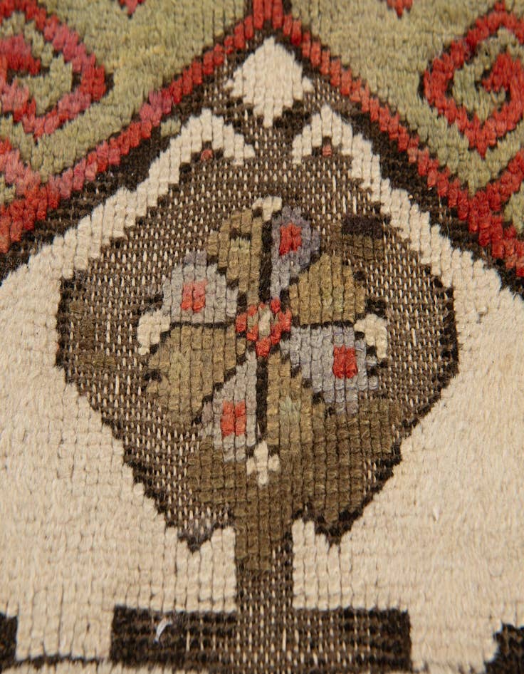Detail image of  4' 2 x 9' 11  Hand Knotted Anatolian Wool Runner Rug