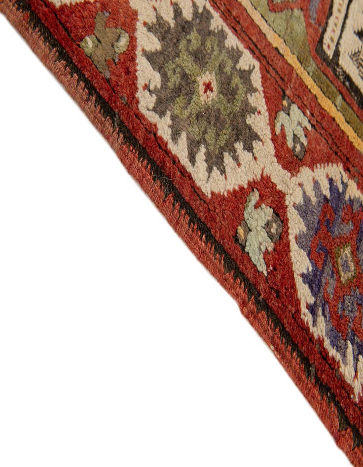 Detail image of  4' 2 x 9' 11  Hand Knotted Anatolian Wool Runner Rug