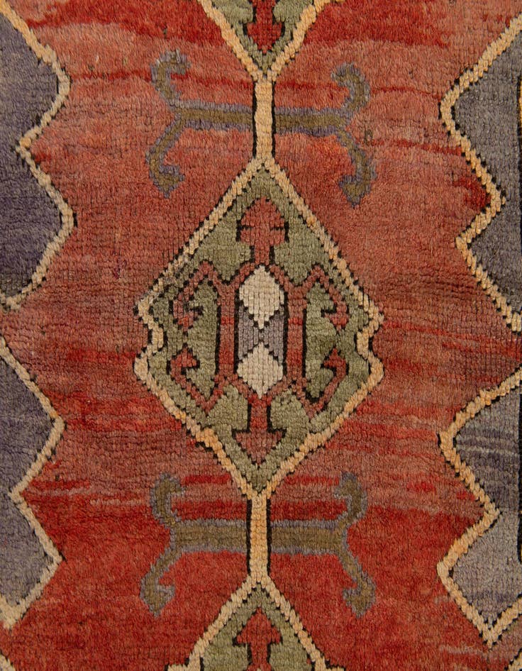 Detail image of  4' 2 x 9' 11  Hand Knotted Anatolian Wool Runner Rug