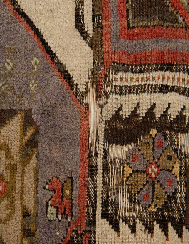 Detail image of  4' 2 x 9' 11  Hand Knotted Anatolian Wool Runner Rug
