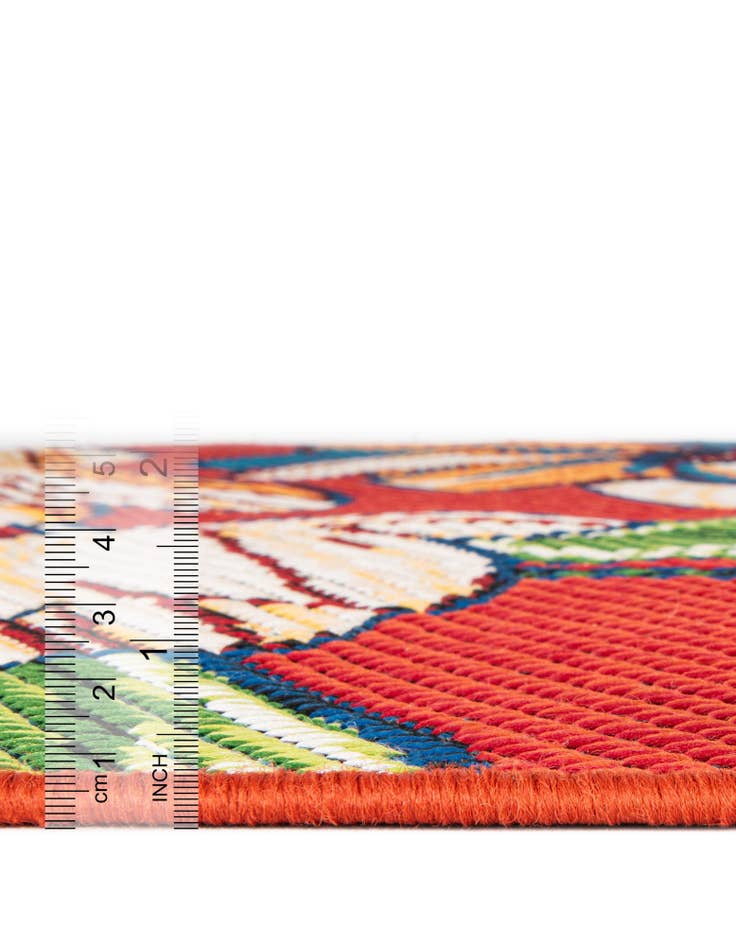 Detail image of  2' x 8'  Washable Baja Indoor / Outdoor Runner Rug