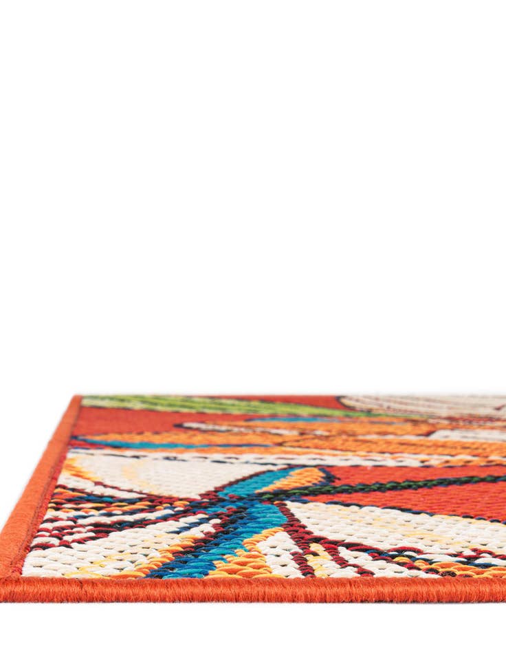 Detail image of  2' x 8'  Washable Baja Indoor / Outdoor Runner Rug