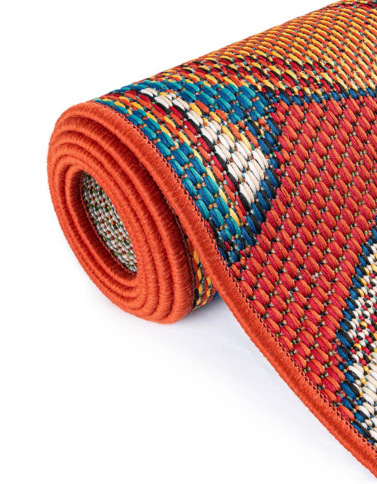 Detail image of  2' x 8'  Washable Baja Indoor / Outdoor Runner Rug