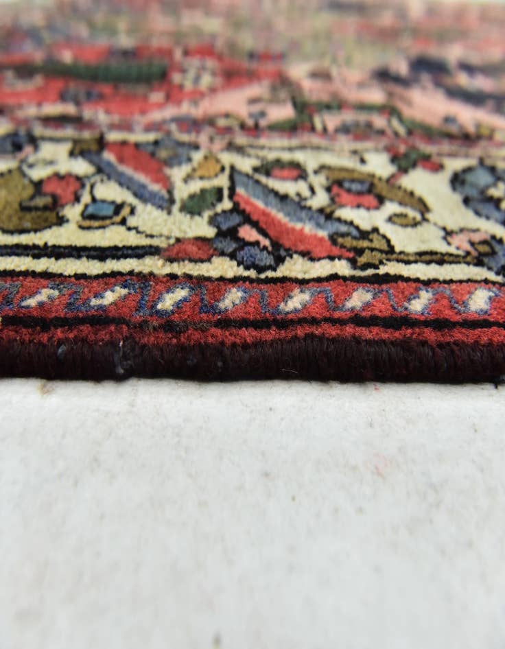 Detail image of  5' 2 x 10'  Hand Knotted Bakhtiar Persian Wool Runner Rug