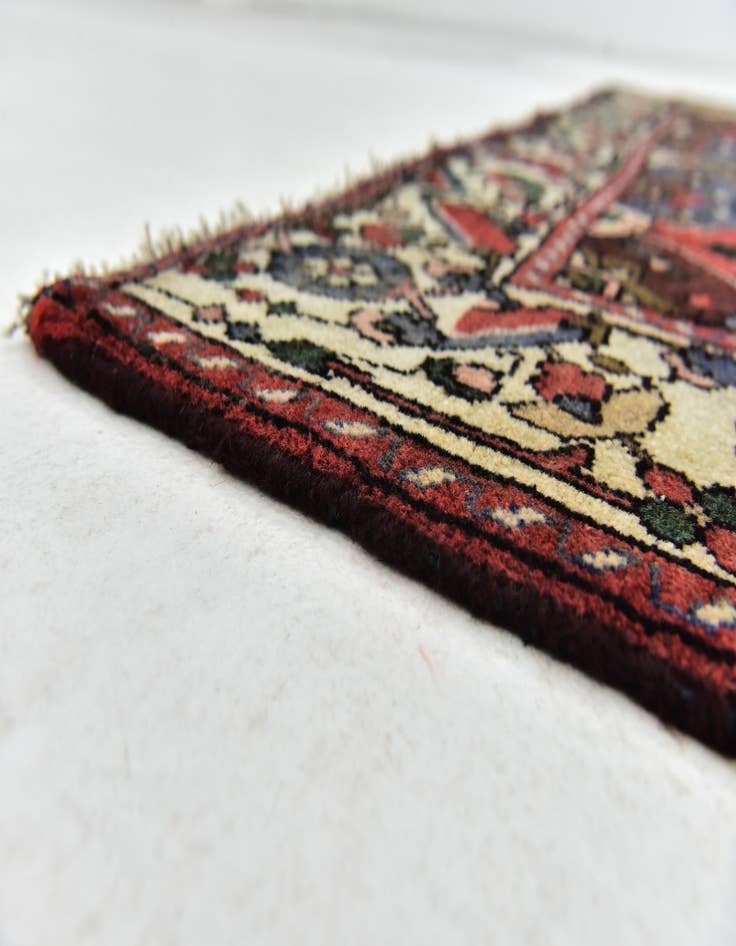 Detail image of  5' 2 x 10'  Hand Knotted Bakhtiar Persian Wool Runner Rug