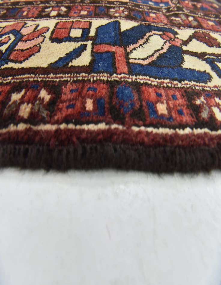 Detail image of  5' 3 x 9' 10  Hand Knotted Bakhtiar Persian Wool Runner Rug