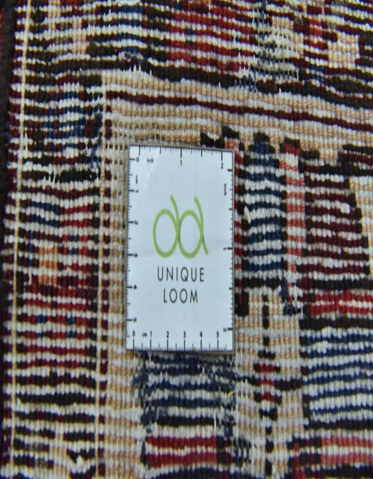 Detail image of  5' 3 x 9' 10  Hand Knotted Bakhtiar Persian Wool Runner Rug