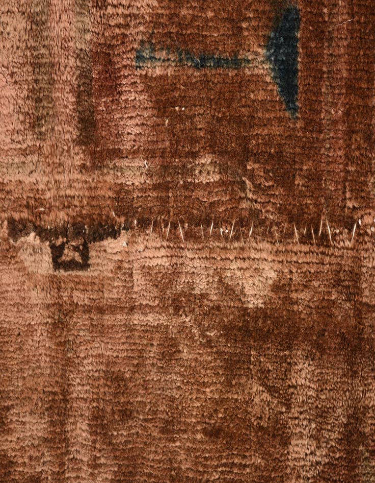 Detail image of  4' 2 x 8' 3  Hand Knotted Balouch Persian Wool Runner Rug