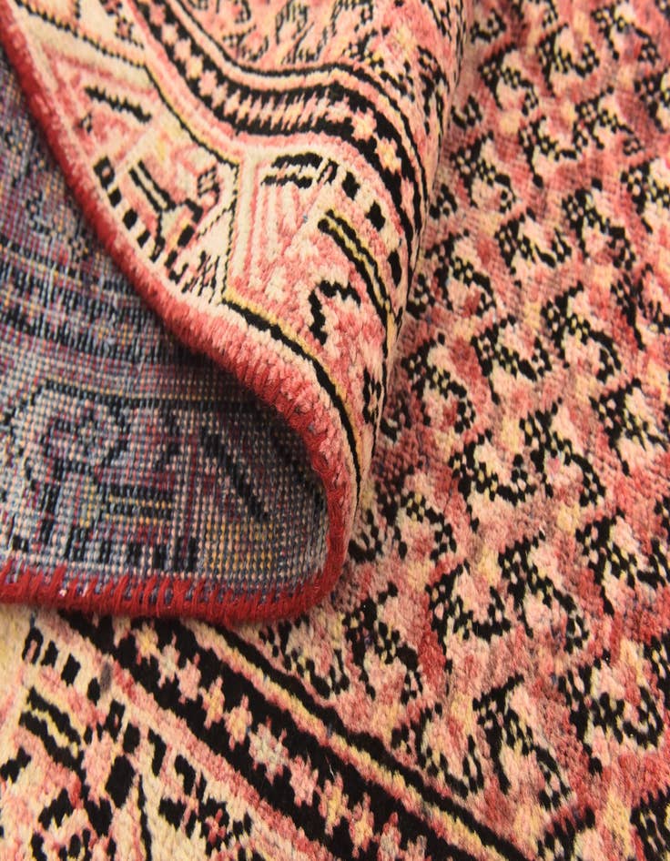 Detail image of  2' 10 x 11' 2  Hand Knotted Botemir Persian Wool Runner Rug