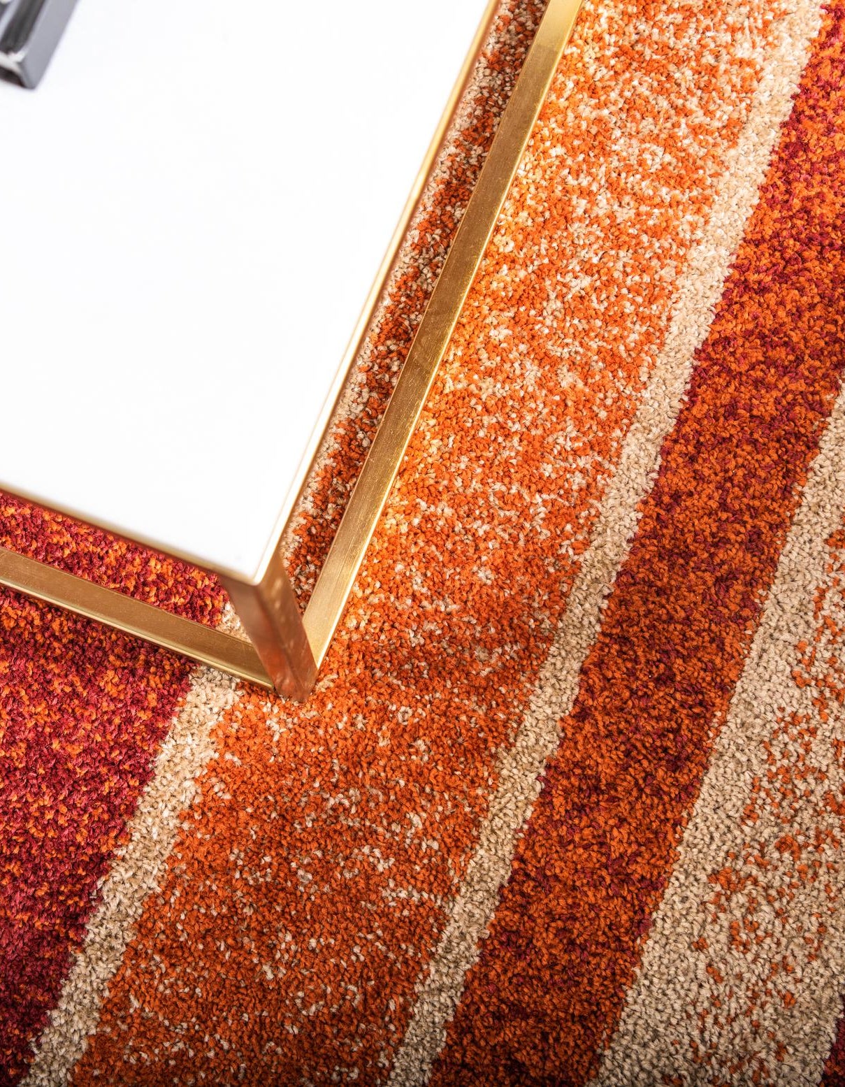 Rust Red 2' x 6' Equinox Runner Rug | Rugs.com