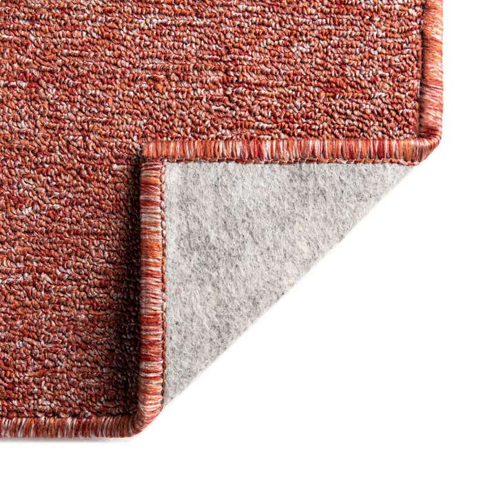 Rust Red 2' x 6' Everyday Solid Runner Rug | Rugs.com