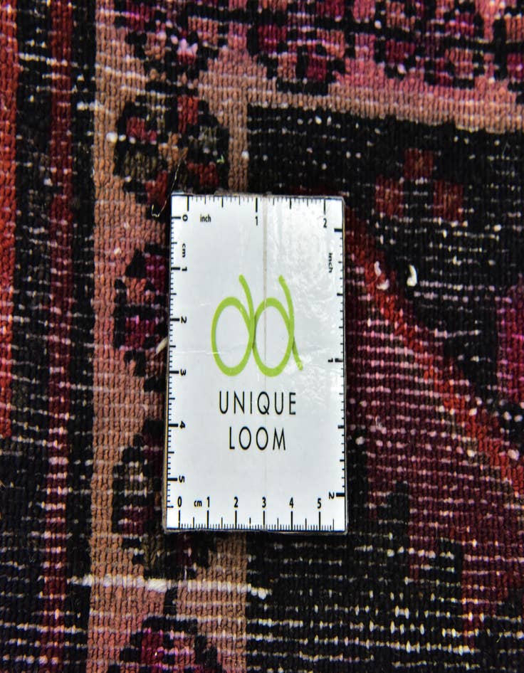 Detail image of  3' 10 x 7' 4  Hand Knotted Hamedan Persian Wool Runner Rug