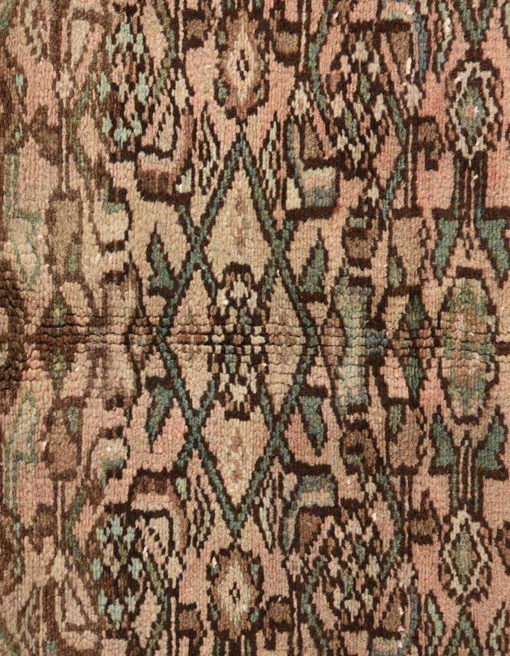 Detail image of 2' 3 x 4' 10 Hand Knotted Hamedan Persian Wool Runner Rug