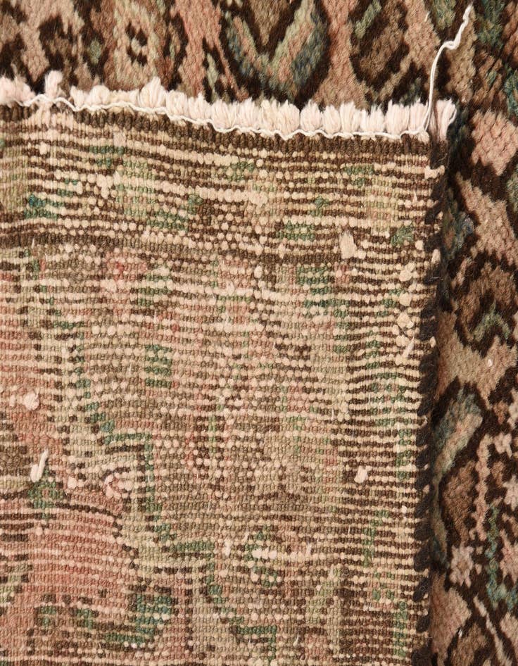 Detail image of 2' 3 x 4' 10 Hand Knotted Hamedan Persian Wool Runner Rug