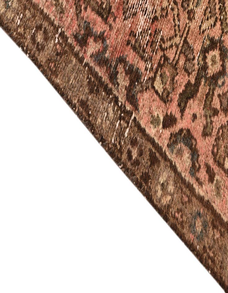 Detail image of  4' x 7' 3  Hand Knotted Hamedan Persian Wool Runner Rug