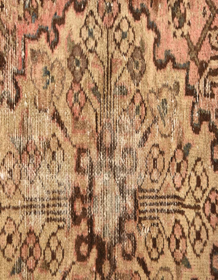 Detail image of  4' x 7' 3  Hand Knotted Hamedan Persian Wool Runner Rug