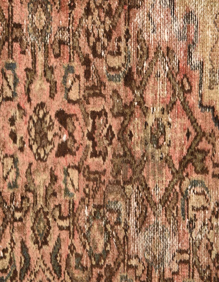 Detail image of  4' x 7' 3  Hand Knotted Hamedan Persian Wool Runner Rug