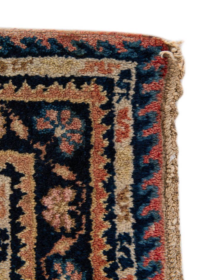 Detail image of  2' 1 x 3' 10  Hand Knotted Hamedan Persian Wool Runner Rug