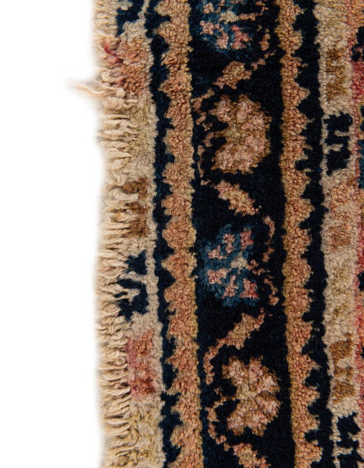 Detail image of  2' 1 x 3' 10  Hand Knotted Hamedan Persian Wool Runner Rug
