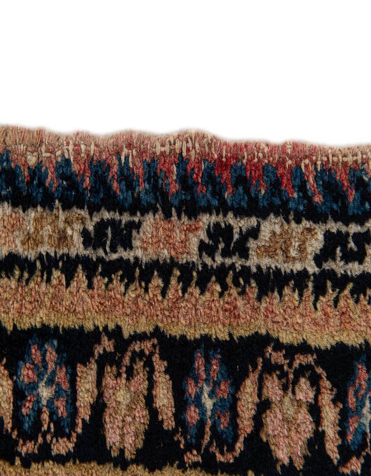 Detail image of  2' 1 x 3' 10  Hand Knotted Hamedan Persian Wool Runner Rug