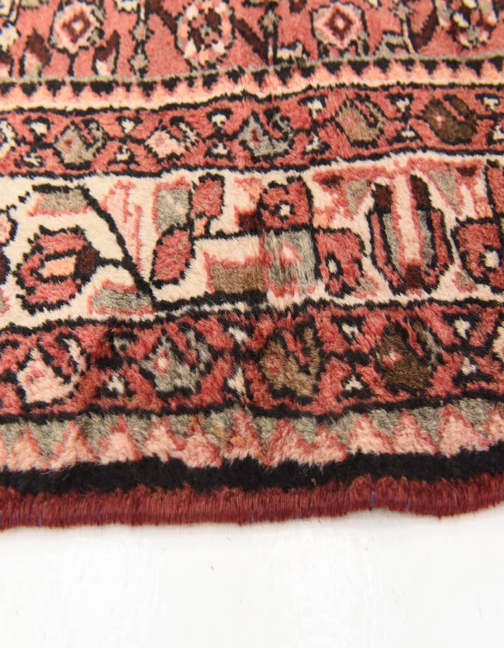 Detail image of  3' 6 x 9' 6  Hand Knotted Hossainabad Persian Wool Runner Rug