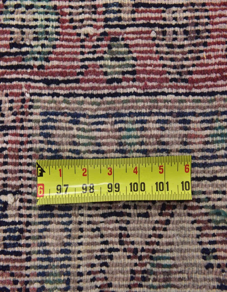 Detail image of  3' 6 x 9' 8  Hand Knotted Hossainabad Persian Wool Runner Rug